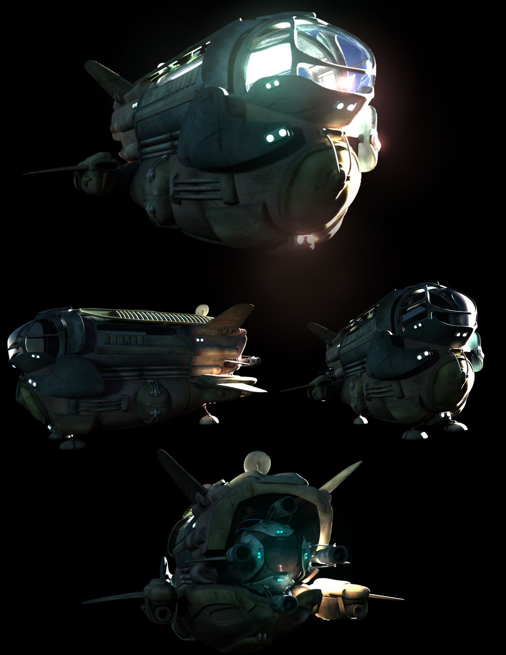 3D illustration work.