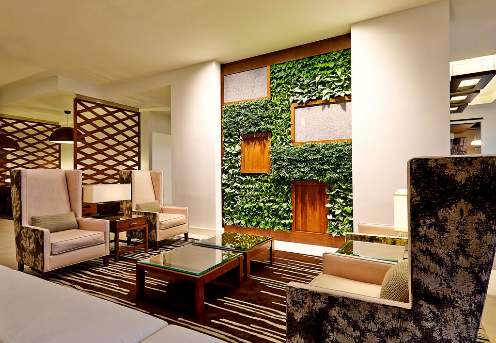 Spa-esque feel in a Lounge space