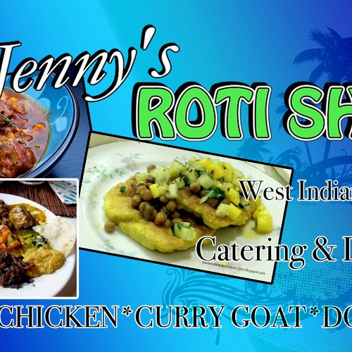Jenny Roti Shop business card "Front" located in N