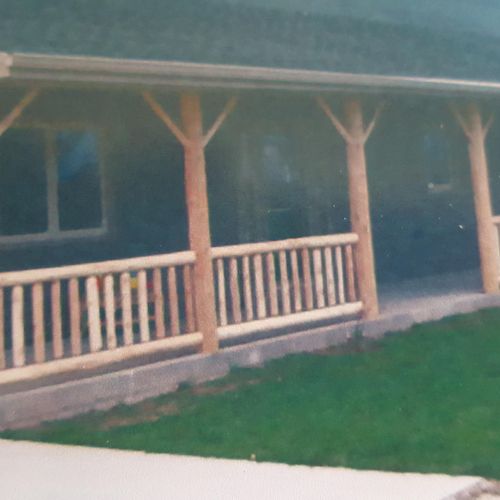 Porch railings (Yellow Pine)