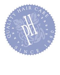 Logo for an all natural haircare products company