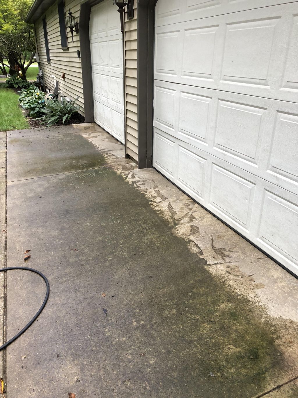 concrete before