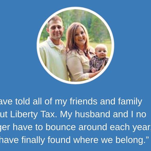 Another satisfied customer of Liberty Tax💰