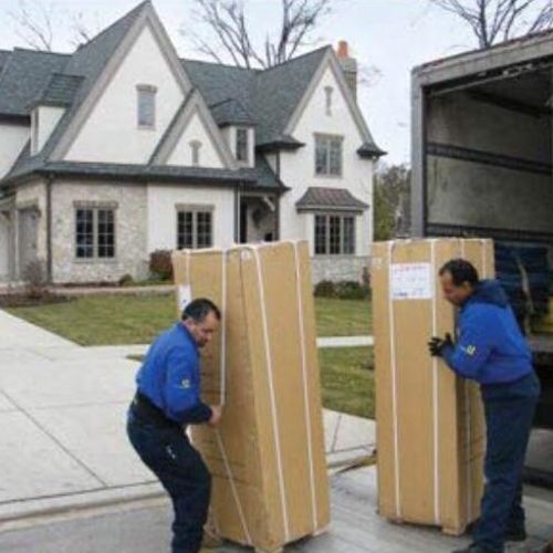 Delivering house hold appliances 