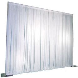 Pipe and drape backdrop