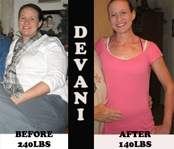 Devani's weight loss journey and transformation to