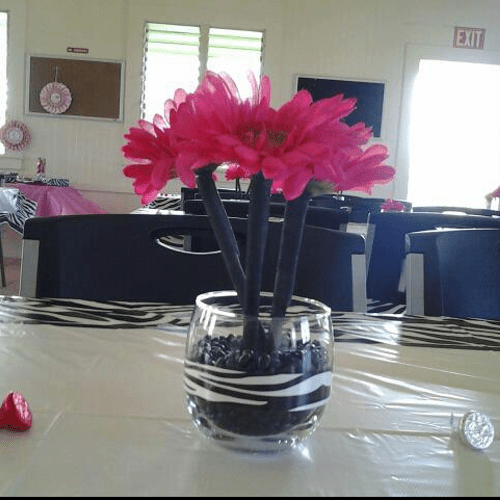 Centerpieces (that could be used for writing when 