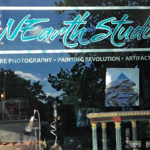 ONEarth Studios Window Lettering - 2015
