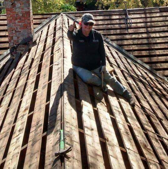 at work...redeck Marshall County Kansas