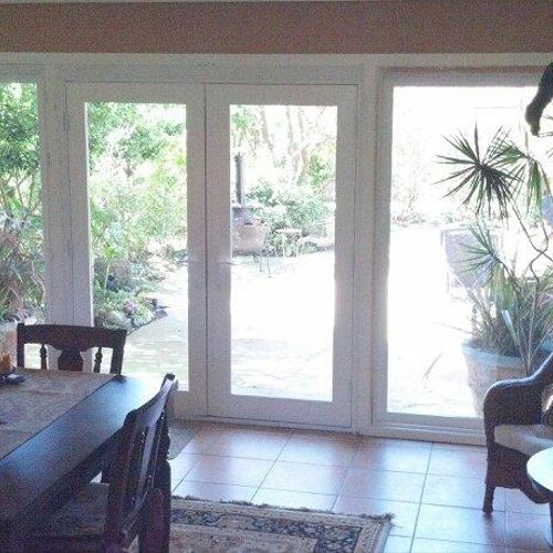 Residential Exterior French Doors (Interior View)