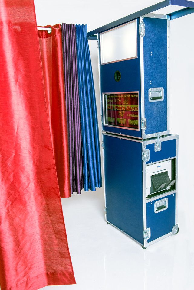 Small enclosed Booth option.  I also offer a large