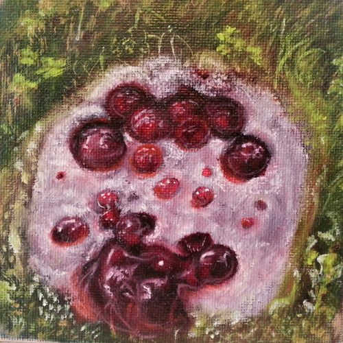 Bloody Tooth Fungus. 2014. Oil on canvas.