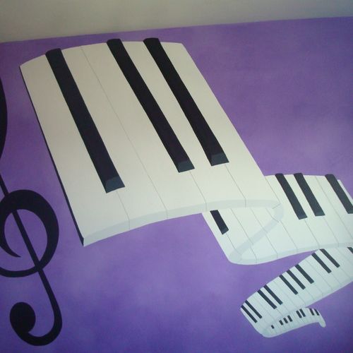 Keyboard Mural for Pianist.