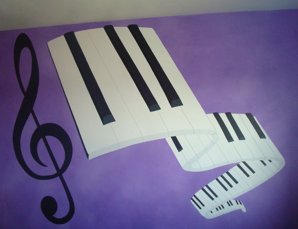 Keyboard Mural for Pianist.