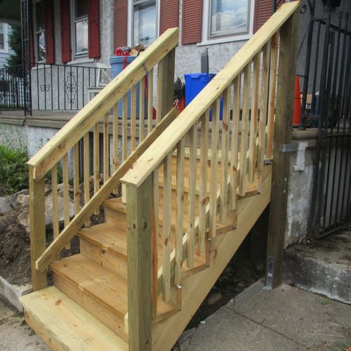 replaced steps