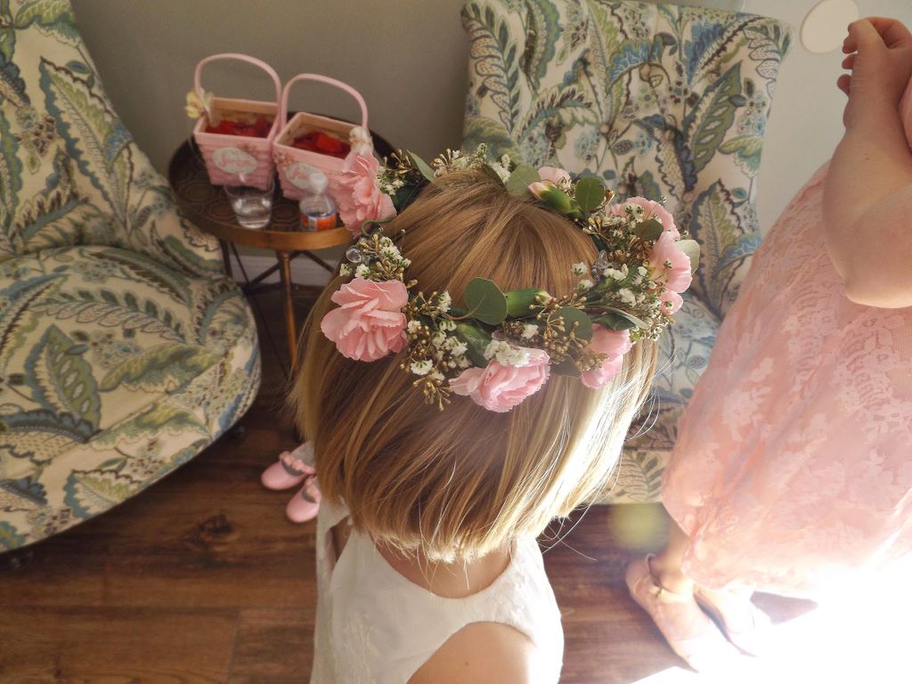 Flower Girl Hair Wreath