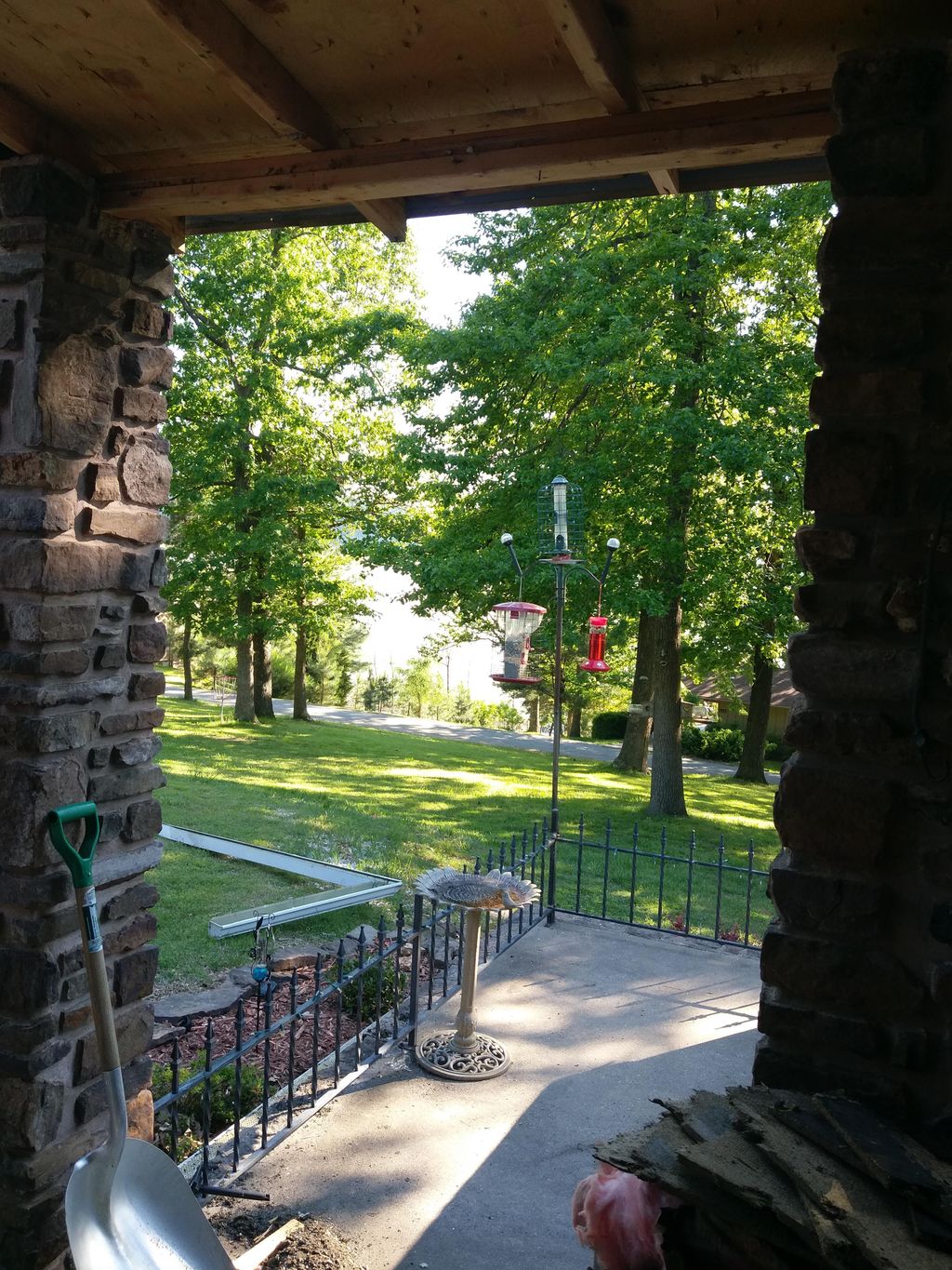 wanted this porch screened in.