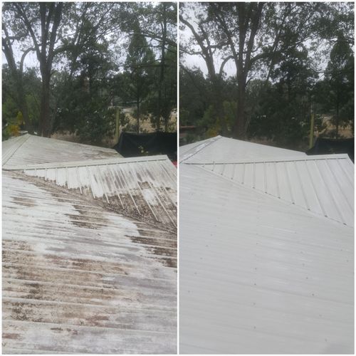 Metal Roof Cleaning 