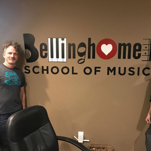 Bellinghome School of Music Logo. Client: Bellingh