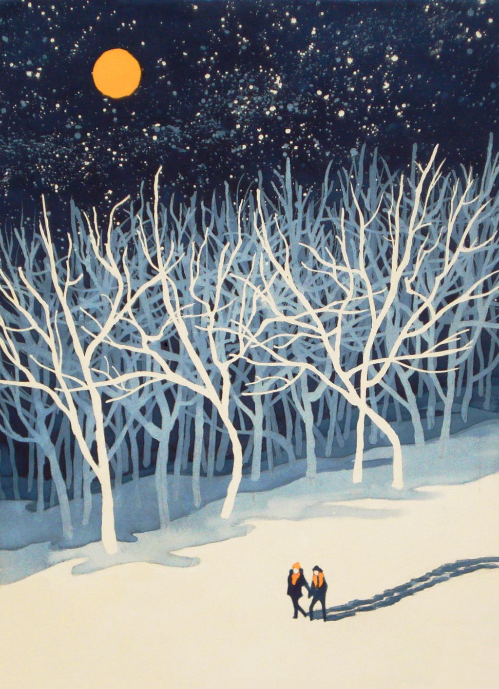 If on a Winter's Night... - 2010 - Watercolor on P