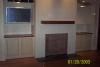 Custom fire place cabinets and mantel, Ross