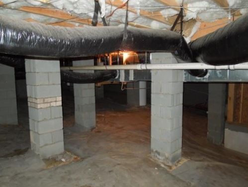 Crawlspace Moisture Issues Before