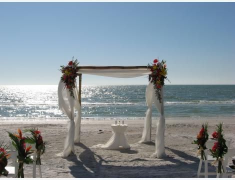 I also can offer a Bamboo Wedding Arch for your ce
