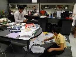 We clean and organize your office.