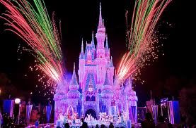 Disney at night with fireworks, will make any chil