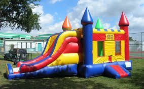 We rent out bouncy houses for birthday parties, ch