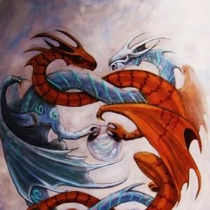 TWO Dragon's paint & repair