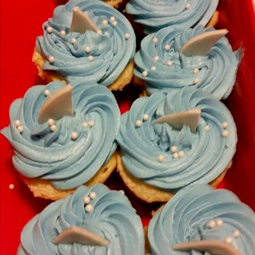 Cupcakes for Shark Week