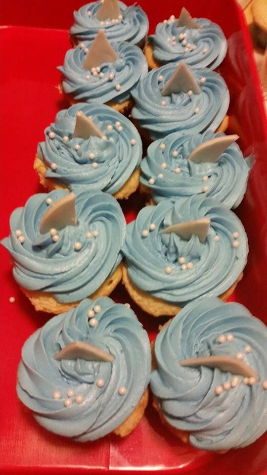 Cupcakes for Shark Week