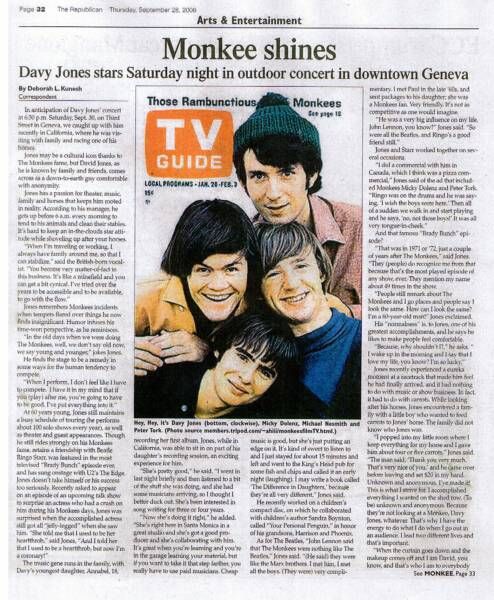 My interview with The Monkees' Davy Jones