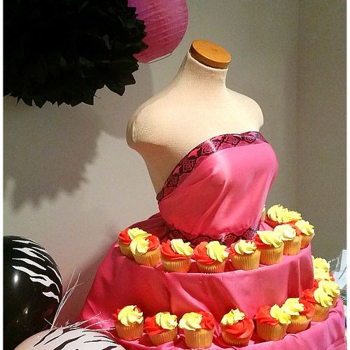 Model/PrinCess Birthday party - Dress Cupckae Stan