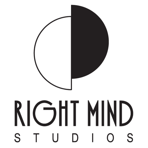Right Mind Studios logo.
