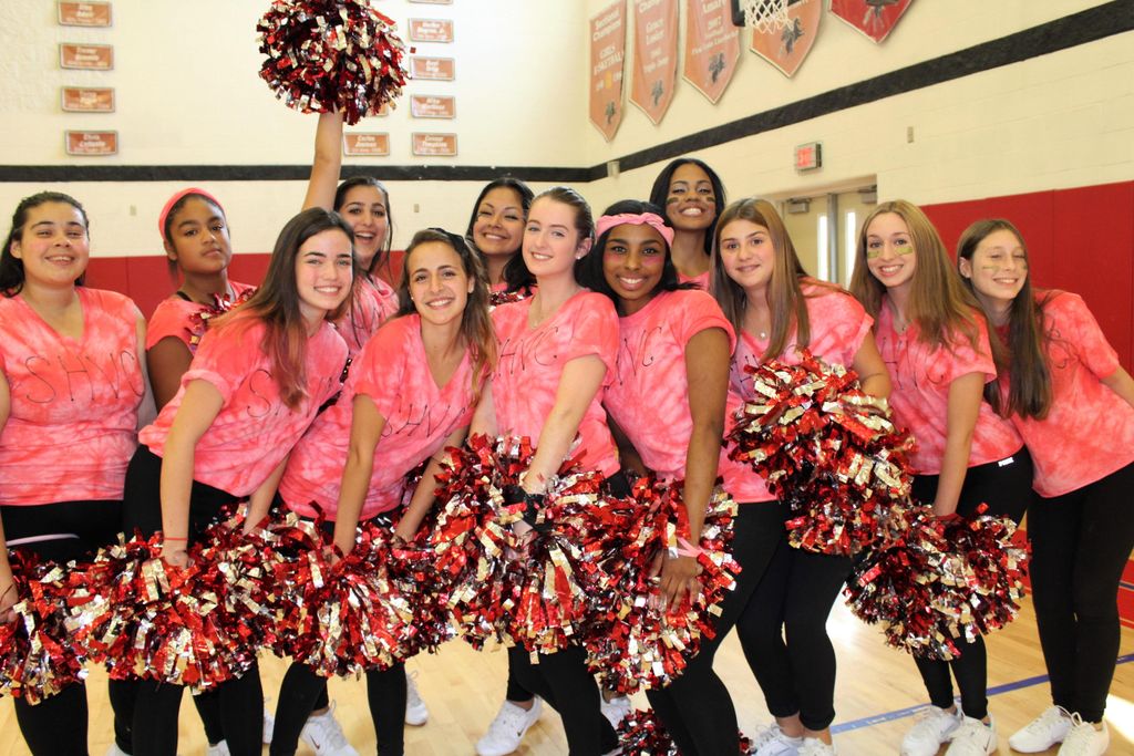 Cheerleaders.