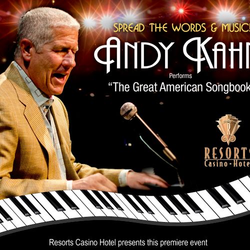 Pianist/Vocalist Andy Kahn headlining at Resorts C