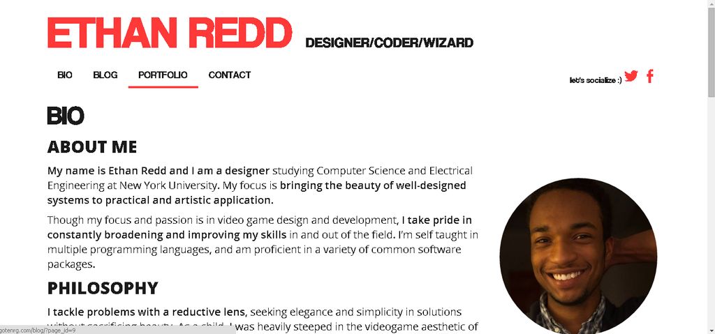 Minimalist Wordpress theme I designed for myself (