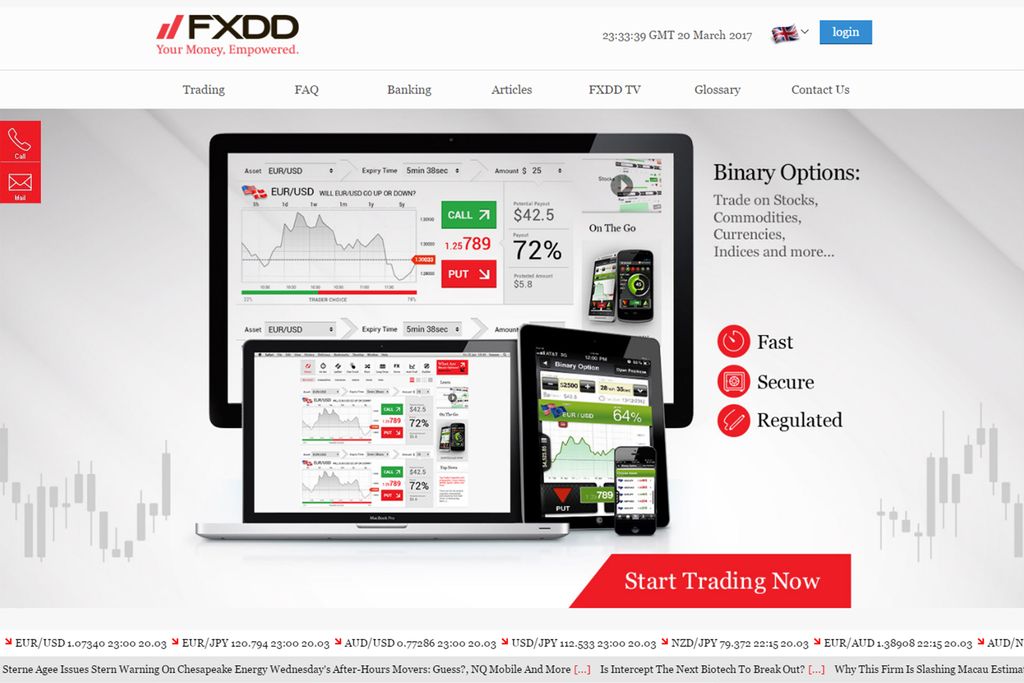 FXDD - Binary Option Trading Company