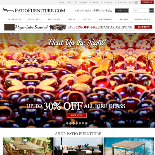 We manage the PPC campaigns for PatioFurniture.com