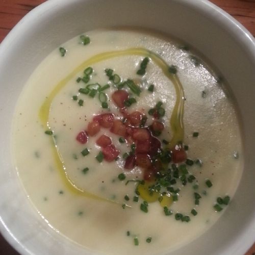 Velvet Potato Leek soup