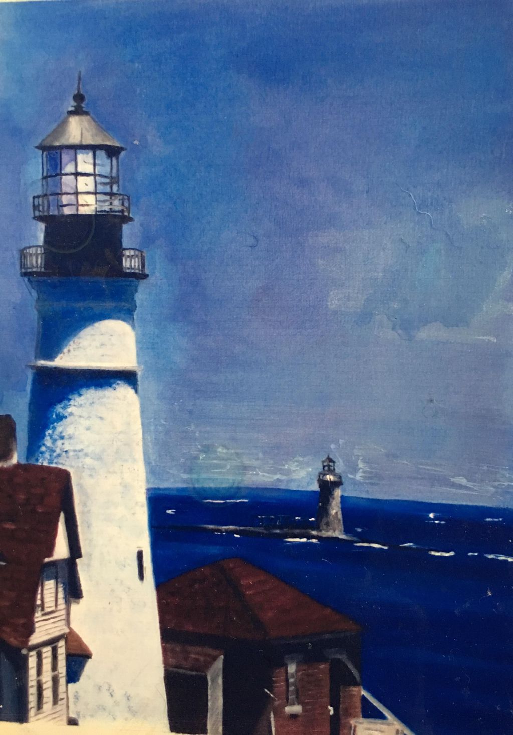 This was painted in Hastings, England. I did it in