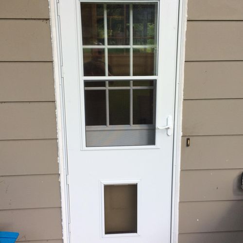 Exterior Door Replacement After