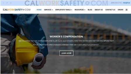 CalWorkSafety.com Website