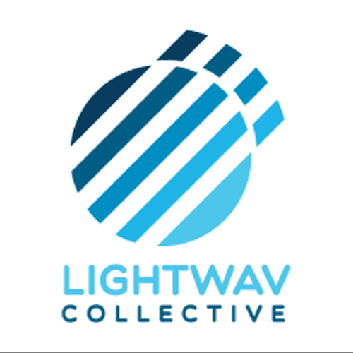 Logo design for Lightwav Collective, a group of Te