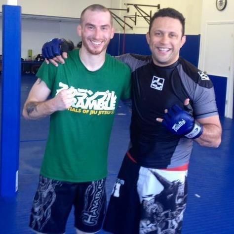 Traing with master Renzo Gracie at his headquarter