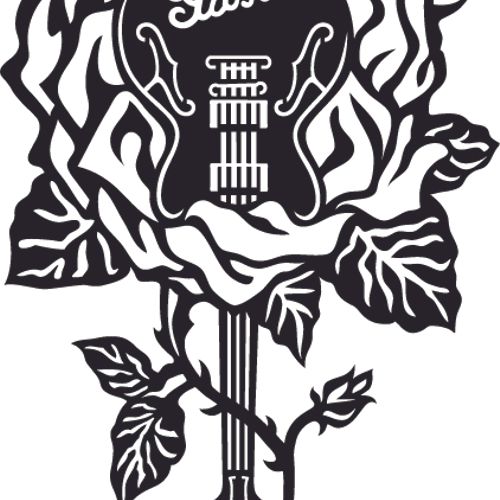 T-shirt stencil design developed for Gibson.