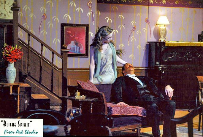 SCENIC DESIGN for "Blithe Spirit"