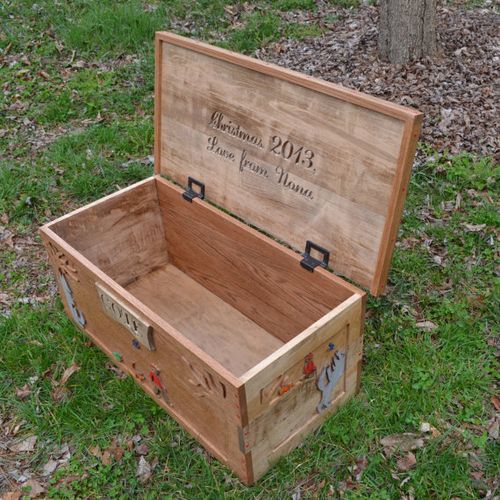 Custom Peter and the Wolf chest.